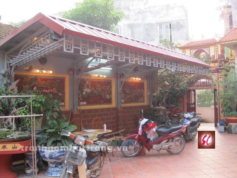 Công trình tranh gốm ở Sơn Tây
